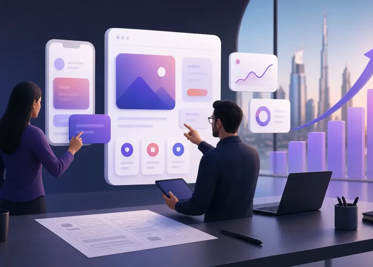 UI/UX Design Services UAE Neoline Logic