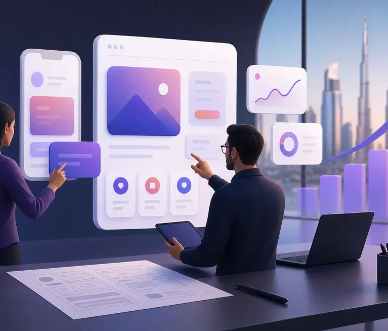 UI/UX Design Services UAE Neoline Logic