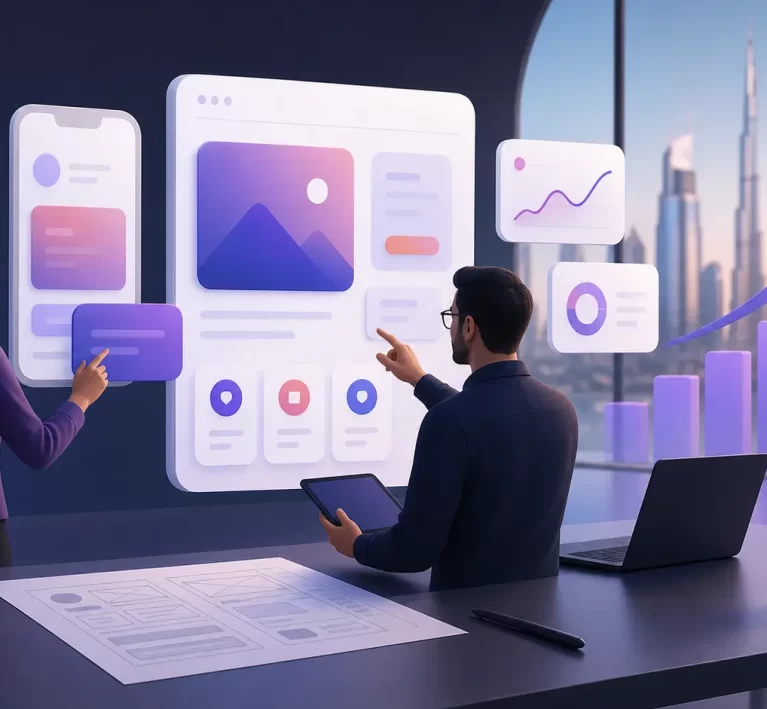 UI/UX Design Services UAE Neoline Logic